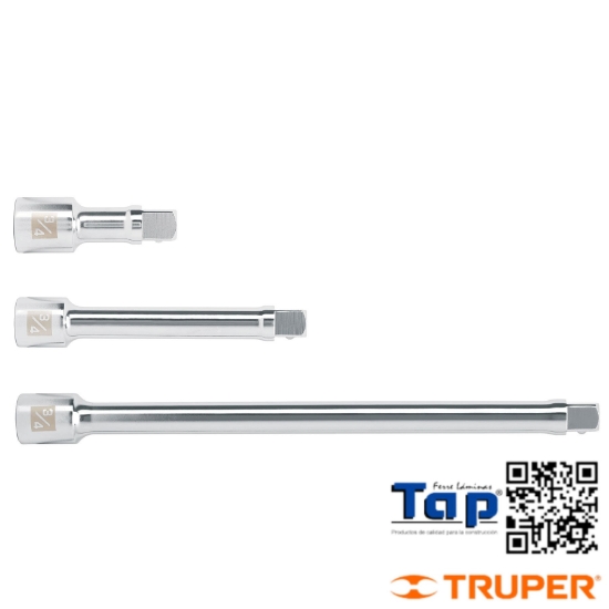 Imagen de EXT CUA 019 3/4" P MATRACA LARGO 400 16" TRUPER