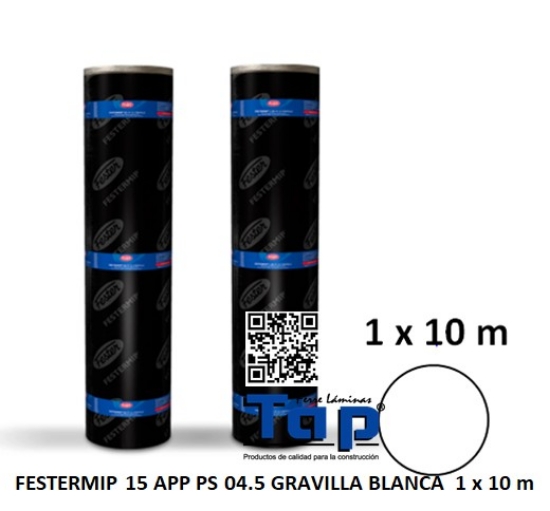 Imagen de FESTERMIP 15 APP PS 04.5 GRAVILLA BLANCA  1 x 10 m