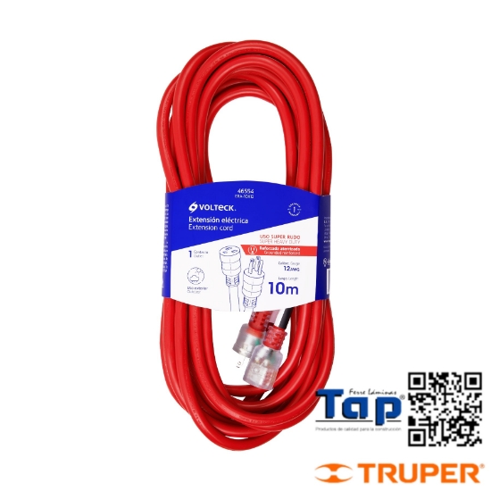 Imagen de EXT REFZDA ATERRIZADA 10 M 3X12 AWG VOLTECK