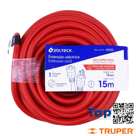 Imagen de EXT REFZDA ATERRIZADA 15 M 3X12 AWG VOLTECK