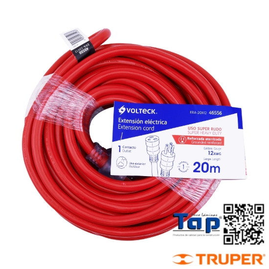 Imagen de EXT REFZDA ATERRIZADA 20 M 3X12 AWG VOLTECK