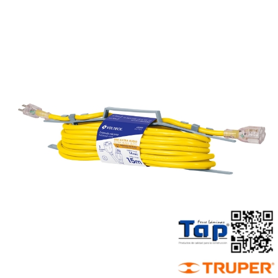 Imagen de EXT REFORZADA ATERRIZADA 30 M 3X14 AWG VOLTECK