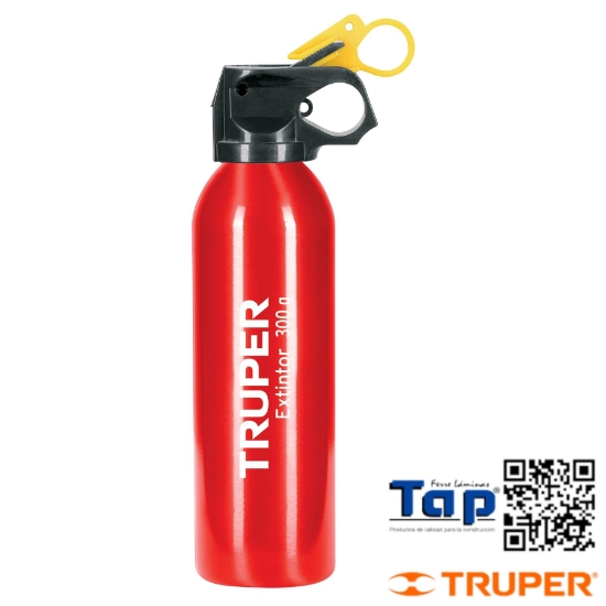 Imagen de EXTINTOR PORTATIL DESECHABLE 300 G POLVO T ABC TRUPER