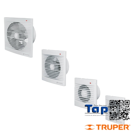 Imagen de EXTRACTOR AIRE 125 5" BLANCO VOLTECK