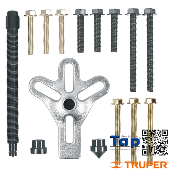 Imagen de EXTRACTOR PATA GALLO 15 PZAS TRUPER