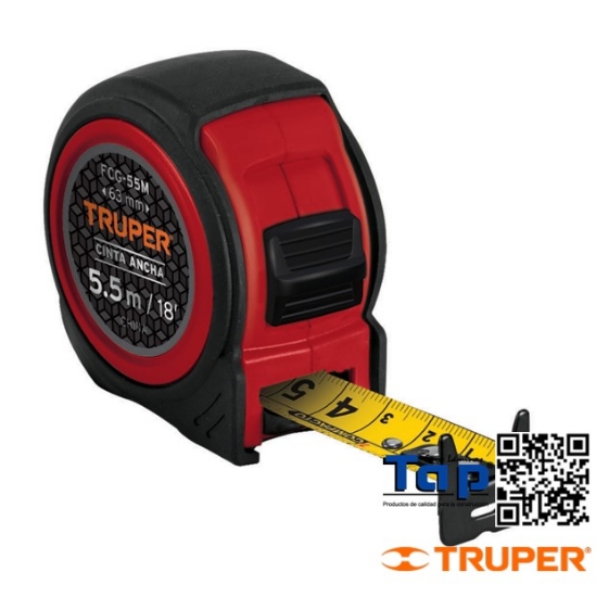 Imagen de FLEXOMETRO COMPACTO CONTRA IMPACTOS 5.5 M CINTA 25 MM
