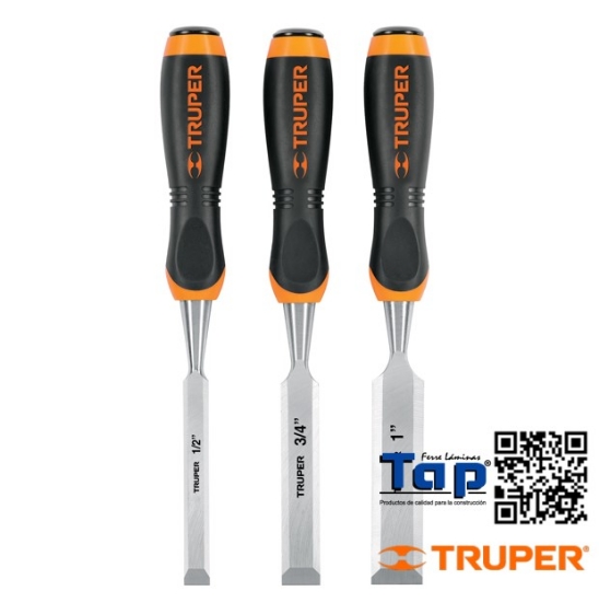 Imagen de FORMONES MANGO COMFORTGRIP TRUPER JGO 3
