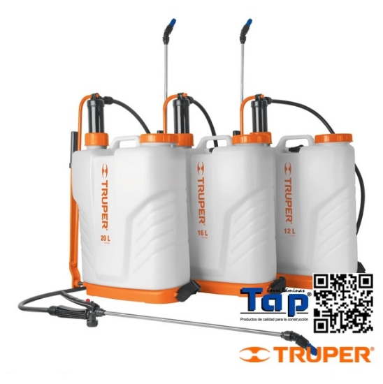 Imagen de FUMIGADOR 12 L MANUAL MOCHILA TRUPER