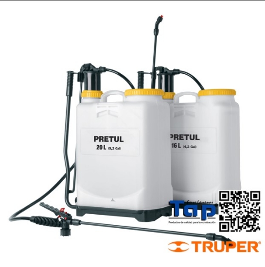 Imagen de FUMIGADOR 16 L MANUAL MOCHILA PRETUL