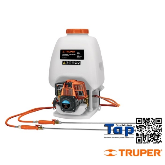 Imagen de FUMIGADOR 25 L C MOTOR A GASOLINA 4 TIEMPOS TRUPER
