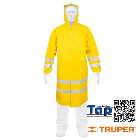 Imagen de GABARDINA IMPERMEABLE DOBLE CAPA C REFLEJANTE  CH TRUPER
