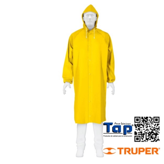 Imagen de GABARDINA IMPERMEABLE TRIPLE CAPA TALLA G TRUPER EXPERT