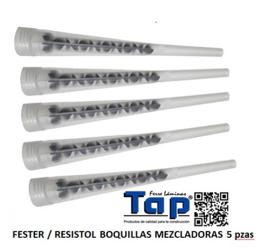 Imagen de FESTER / RESISTOL BOQUILLAS MEZCLADORAS  5 pzas
