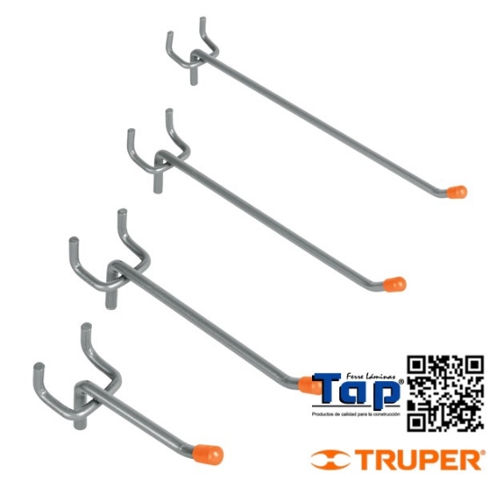 Imagen de GANCHO RECTO 050 2" P PERFOCEL Y PANEL RANURADO TRUPER