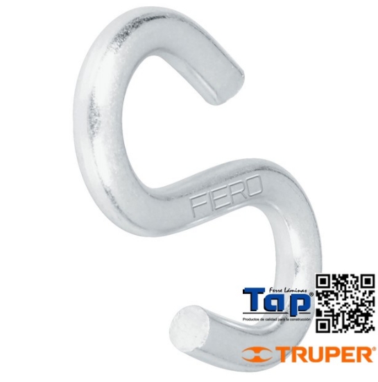 Imagen de GANCHO "S" 004 3/16" ACERO P CABLE FIERO