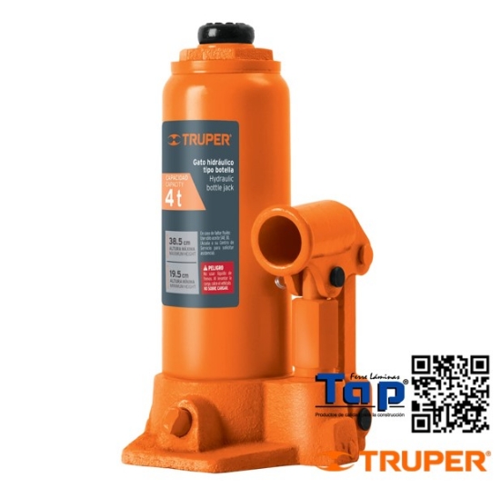 Imagen de GATO HIDRAULICO BOTELLA  4 TON TRUPER
