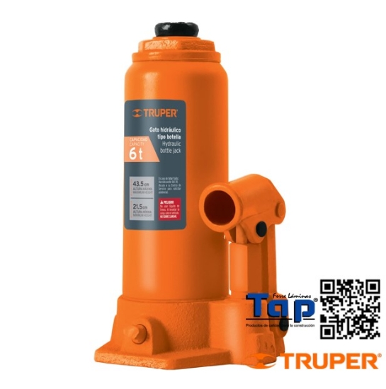 Imagen de GATO HIDRAULICO BOTELLA  6 TON TRUPER