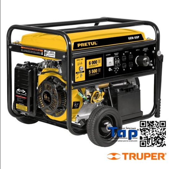 Imagen de GENERADOR ELECTRICO C MOTOR A GASOLINA 6.6 KW PRETUL