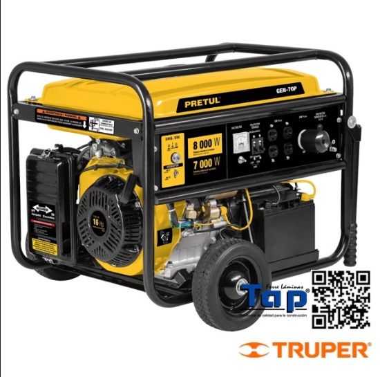 Imagen de GENERADOR ELECTRICO C MOTOR A GASOLINA 8 KW PRETUL
