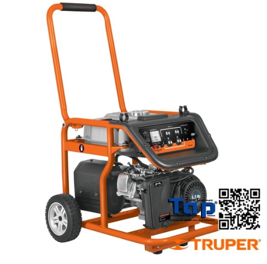Imagen de GENERADOR ELECTRICO PORTATIL  2.5 KW MOTOR A GASOLINA TRUPER