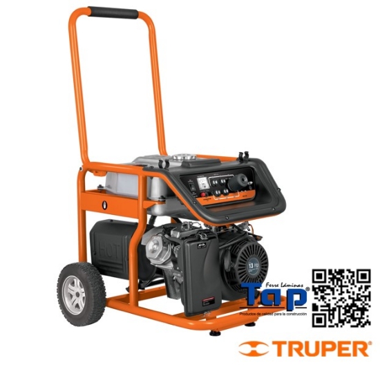 Imagen de GENERADOR ELECTRICO PORTATIL  5.5 KW MOTOR A GASOLINA TRUPER