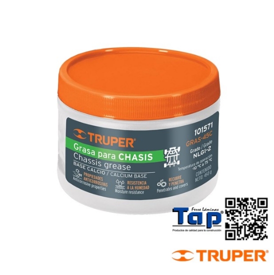 Imagen de GRASA CALCIO P  CHASIS 450 G TRUPER