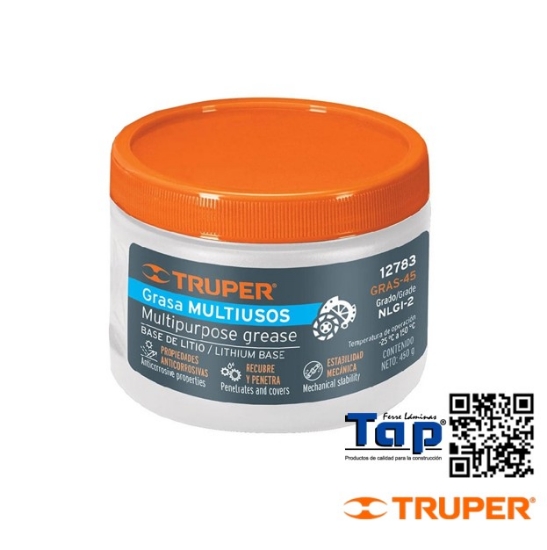 Imagen de GRASA JABON BASE LITIO P  CHASIS 450 G TRUPER