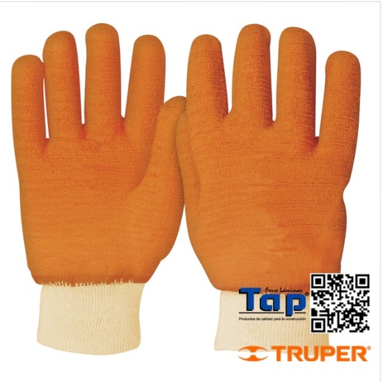 Imagen de GUANTES ALGODON RECUBRIMIENTO LATEX UNITALLA TRUPER