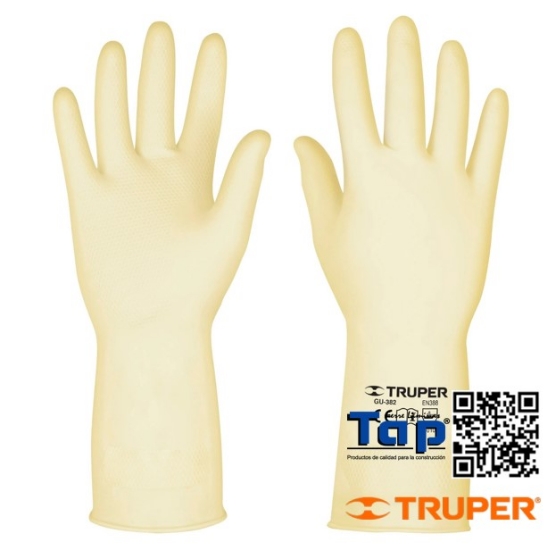 Imagen de GUANTES LATEX P MANEJO ALIMENTOS MEDIANOS TRUPER