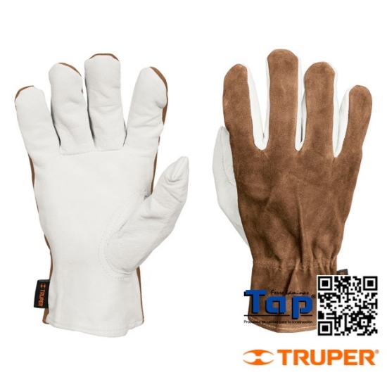 Imagen de GUANTES PIEL CABRA C DORSO CARNAZA TRUPER