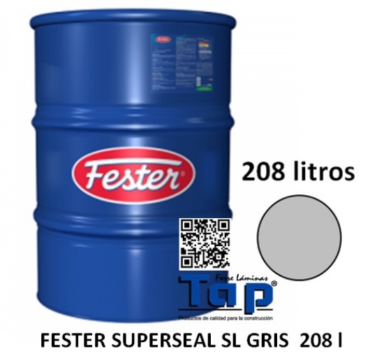 Imagen de FESTER SUPERSEAL SL GRIS  208 l