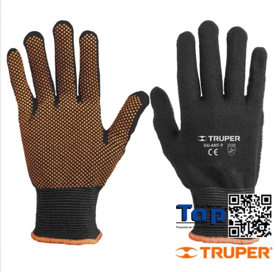 Imagen de GUANTES POLIESTER C PUNTOS PVC EN PALMA  CH TRUPER