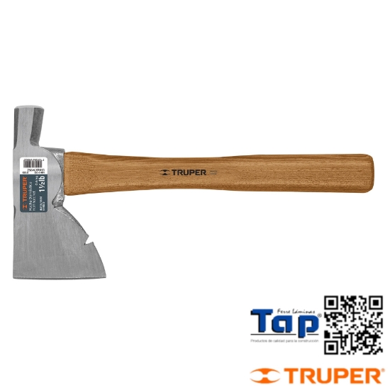 Imagen de HACHA DOMESTICA 038 1-1/2 LB MANGO HICKORY 350 14" TRUPER