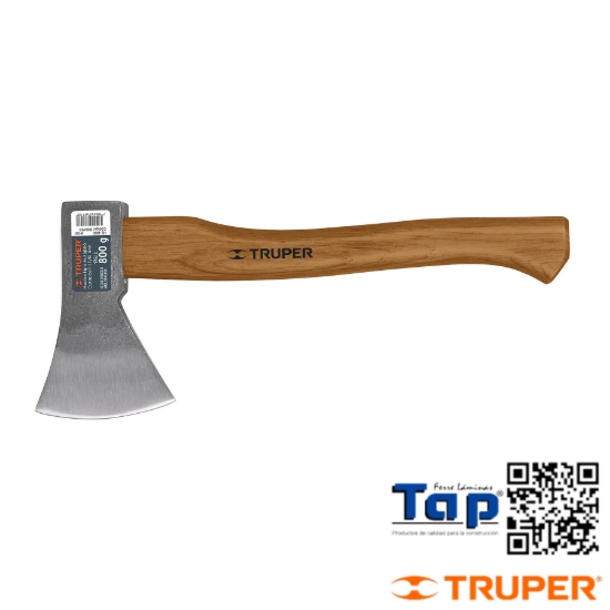 Imagen de HACHA EUROPEA  800 G MANGO HICKORY 375 15" TRUPER