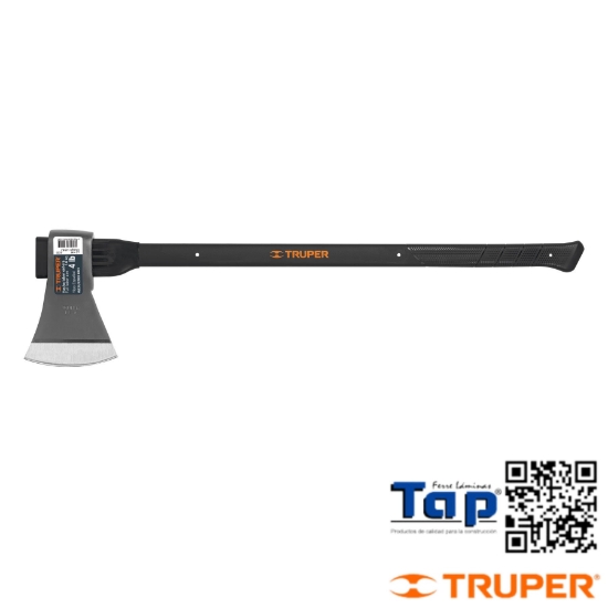 Imagen de HACHA LABOR ENTERA 4 LB MANGO 900 36" TRUPER