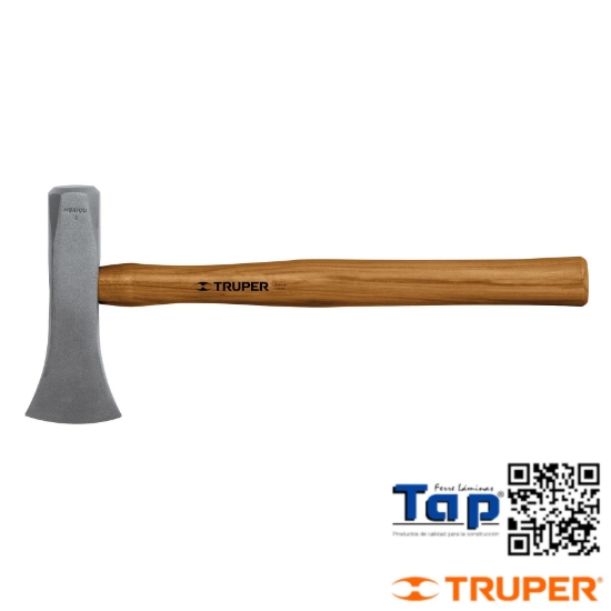 Imagen de HACHA P RAJAR MAD 3 LB MANGO HICKORY 400 16" TRUPER