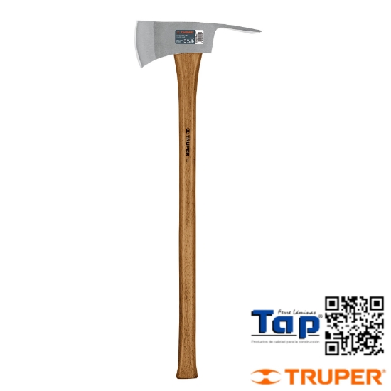 Imagen de HACHA PULASKI 3-1/2 LB MANGO HICKORY 875 35" TRUPER