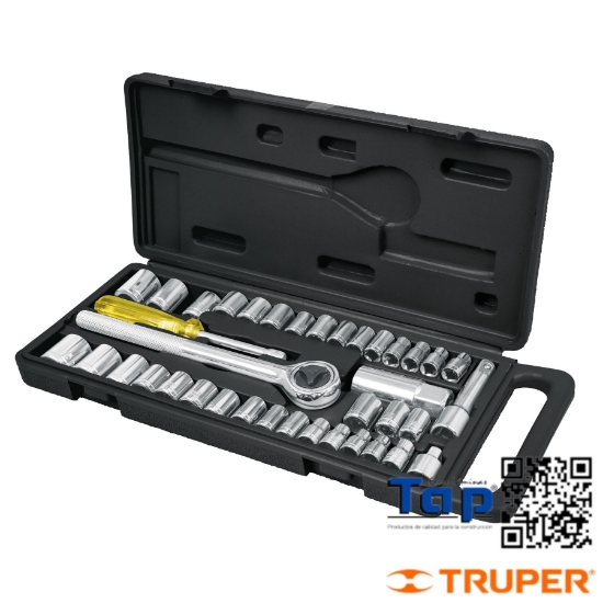 Imagen de HERRAMIENTAS 006 1/4" Y 009 3/8" P MEC PRETUL JGO 39 C