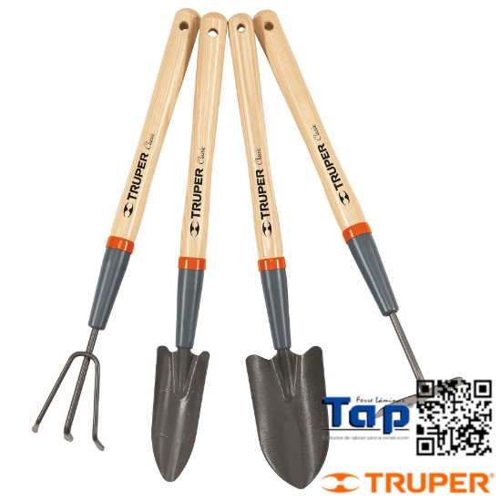Imagen de HERRAMIENTAS 375 15" P JARDIN TRUPER JGO 4