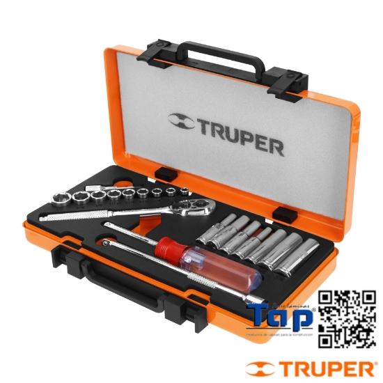Imagen de HERRAMIENTAS CUA 006 1/4" STD P MEC JGO 20