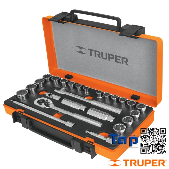 Imagen de HERRAMIENTAS CUA 009 3/8" STD Y MM P MEC JGO 25