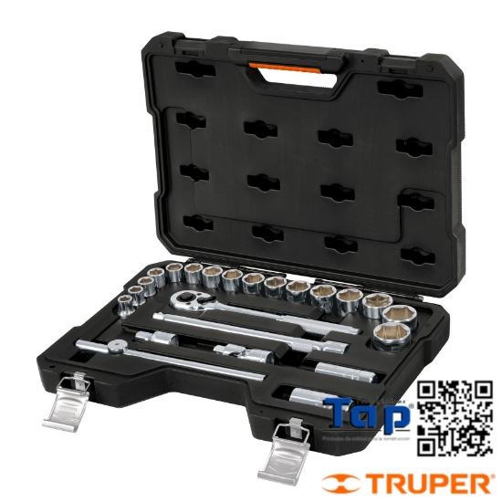 Imagen de HERRAMIENTAS CUA 013 1/2" STD P MEC JGO 23