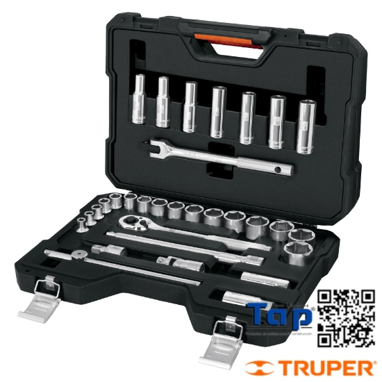 Imagen de HERRAMIENTAS CUA 013 1/2" STD P MEC JGO 31