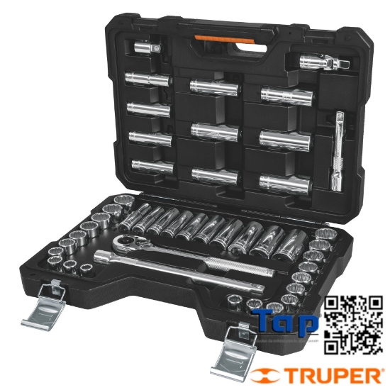 Imagen de HERRAMIENTAS CUA 013 1/2" STD Y MM P MEC JGO 45