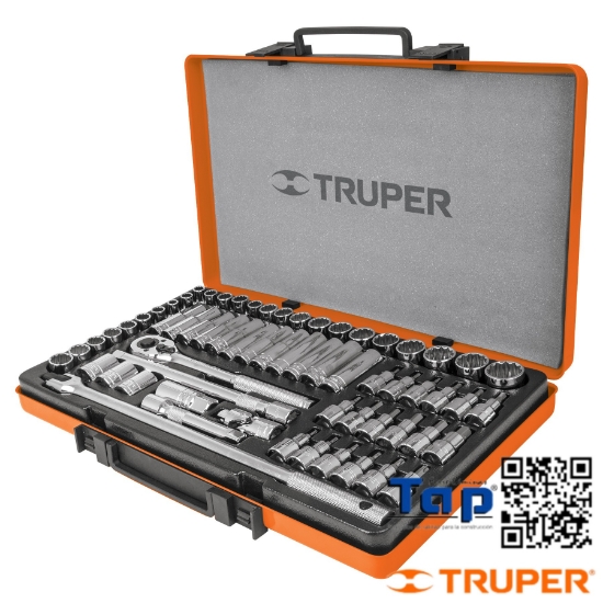 Imagen de HERRAMIENTAS CUA 013 1/2" STD Y MM P MEC JGO 64