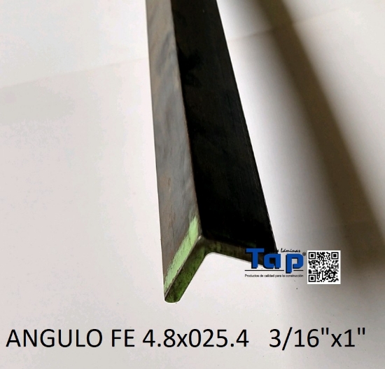 Imagen de ANGULO FE 4.8x025.4 3/16"x1"