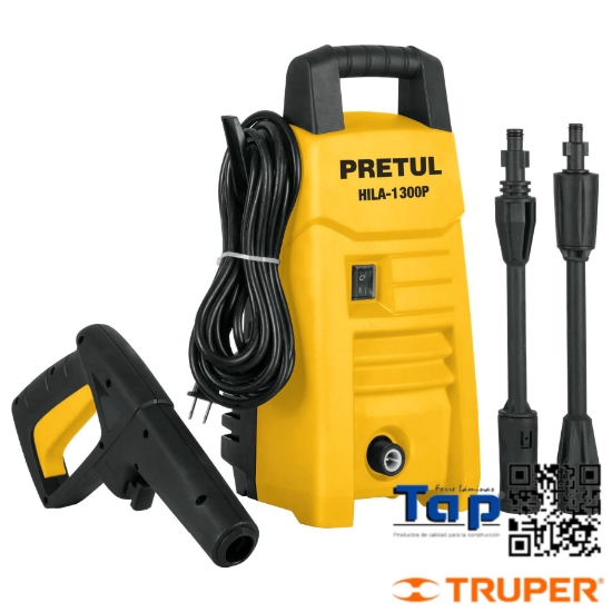 Imagen de HIDROLAVADORA ELECTRICA 1300 PSI PRETUL