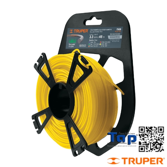 Imagen de DESBROZADORA HILO 3.3 MMX48 M TRUPER ROLLO