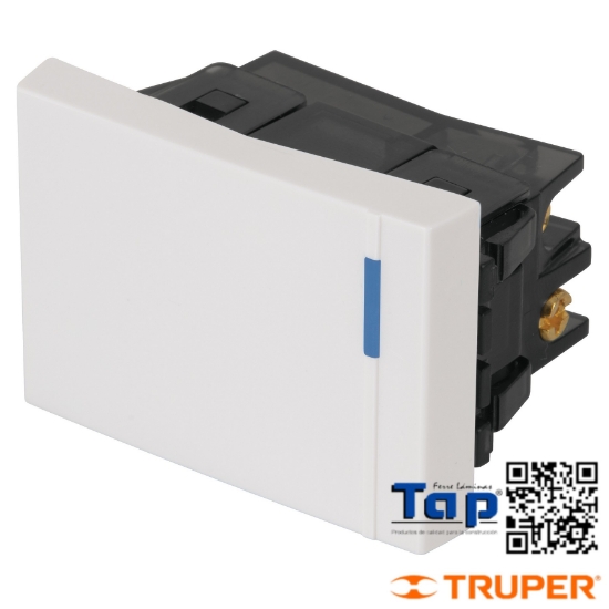 Imagen de INTERRUPTOR 3 VIAS 1.5 MOD LINEA ESPAÑOLA BLANCO