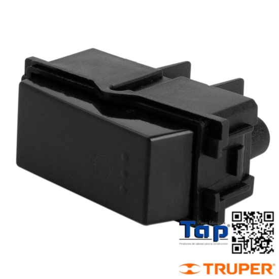 Imagen de INTERRUPTOR P TIMBRE LINEA ITALIANA COLOR NEGRO